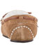 Lamo Footwear Women's Britain Moc II Wide Slippers - Moc Toe, Chestnut, hi-res