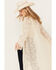 Image #4 - Miss Me Women's Crochet Long Sleeve Duster, Cream, hi-res