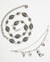 Image #1 - Shyanne Women's Layered Charm Concho Chain Belt, Silver, hi-res