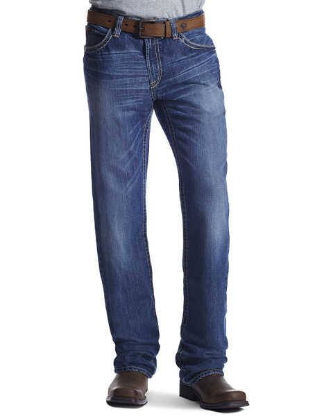 Image #2 - Ariat Men's FR M4 Ridgeline Bootcut Work Jeans, Denim, hi-res