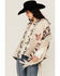 Image #3 - Idyllwind Women's Flyaway Southwestern Print Fringe Button-Down Poncho, Ivory, hi-res