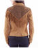 Image #2 - Scully Women's Fringe and Scroll Work Leather Jacket, Tan, hi-res