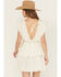 Image #4 - Rock & Roll Denim Women's Solid Flutter Sleeve Mini Dress, Natural, hi-res