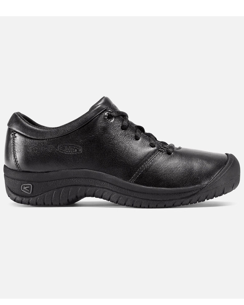 Keen Women's PTC Oxford Work Shoes - Round Toe, Black, hi-res