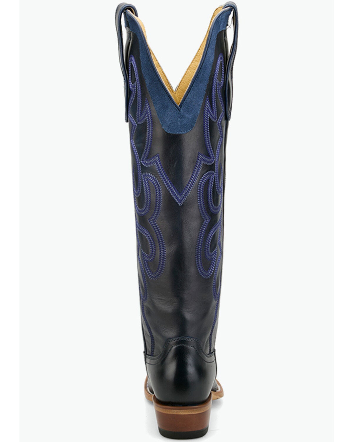Image #5 - Justin Women's Vintage Ada Tall Western Boots - Snip Toe, Blue, hi-res