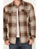 Image #3 - Brothers and Sons Men's Conrad Plaid Print Long Sleeve Button-Down Shirt, Chocolate, hi-res