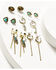 Image #1 - Shyanne Women's Desert Boheme Dangle Charm Earring Set - 6 Pieces, Gold, hi-res
