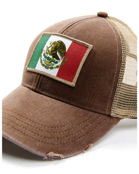 Image #2 - Cody James Men's Viva Mexico Embroidered Ball Cap , Brown, hi-res