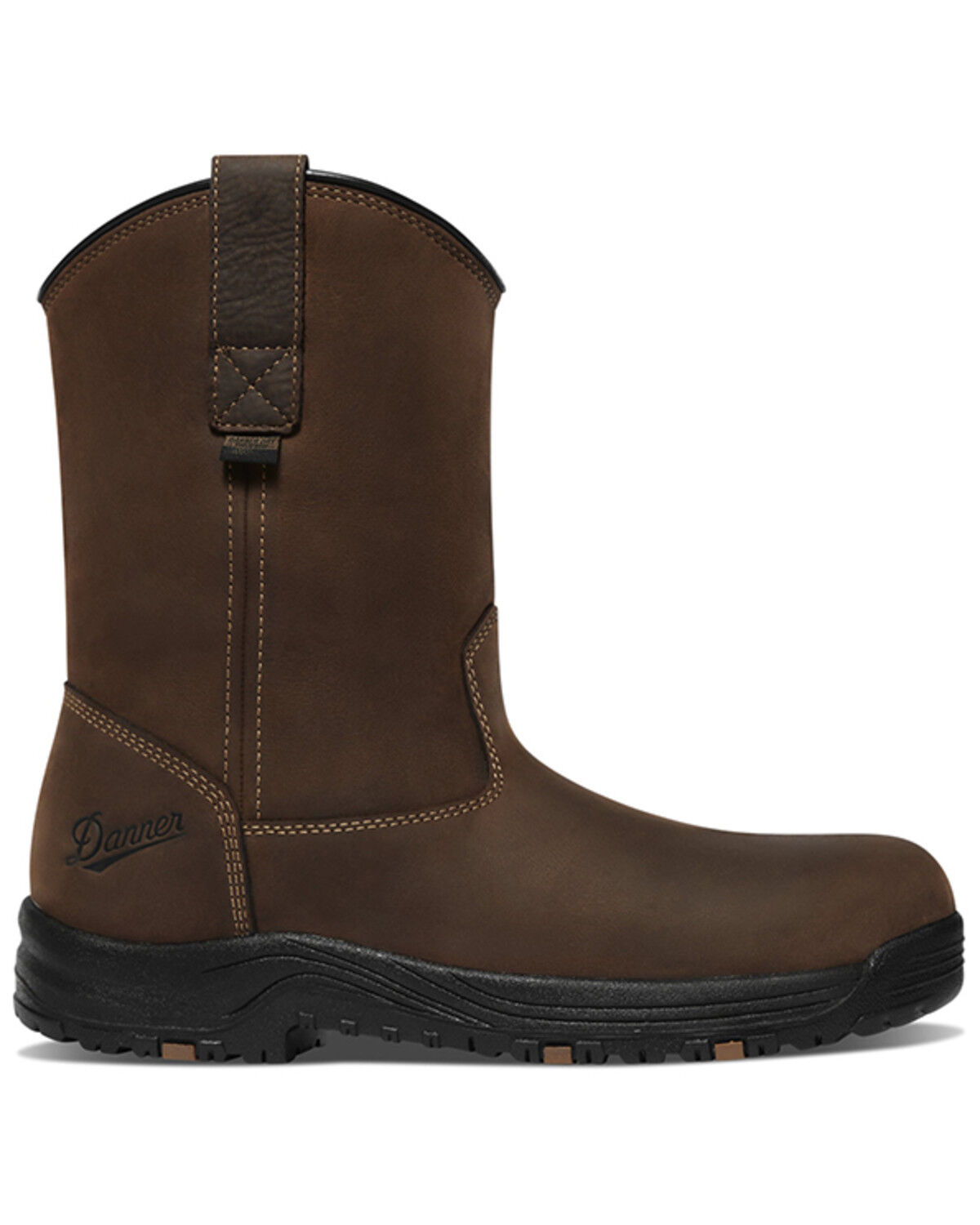 Image #2 - Danner Men's Caliper Wellington Waterproof Work Boots - Soft Toe, Brown, hi-res