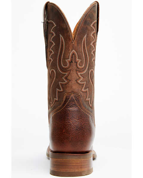 Image #5 - El Dorado Men's Rust Bison Western Boots - Broad Square Toe, Rust Copper, hi-res