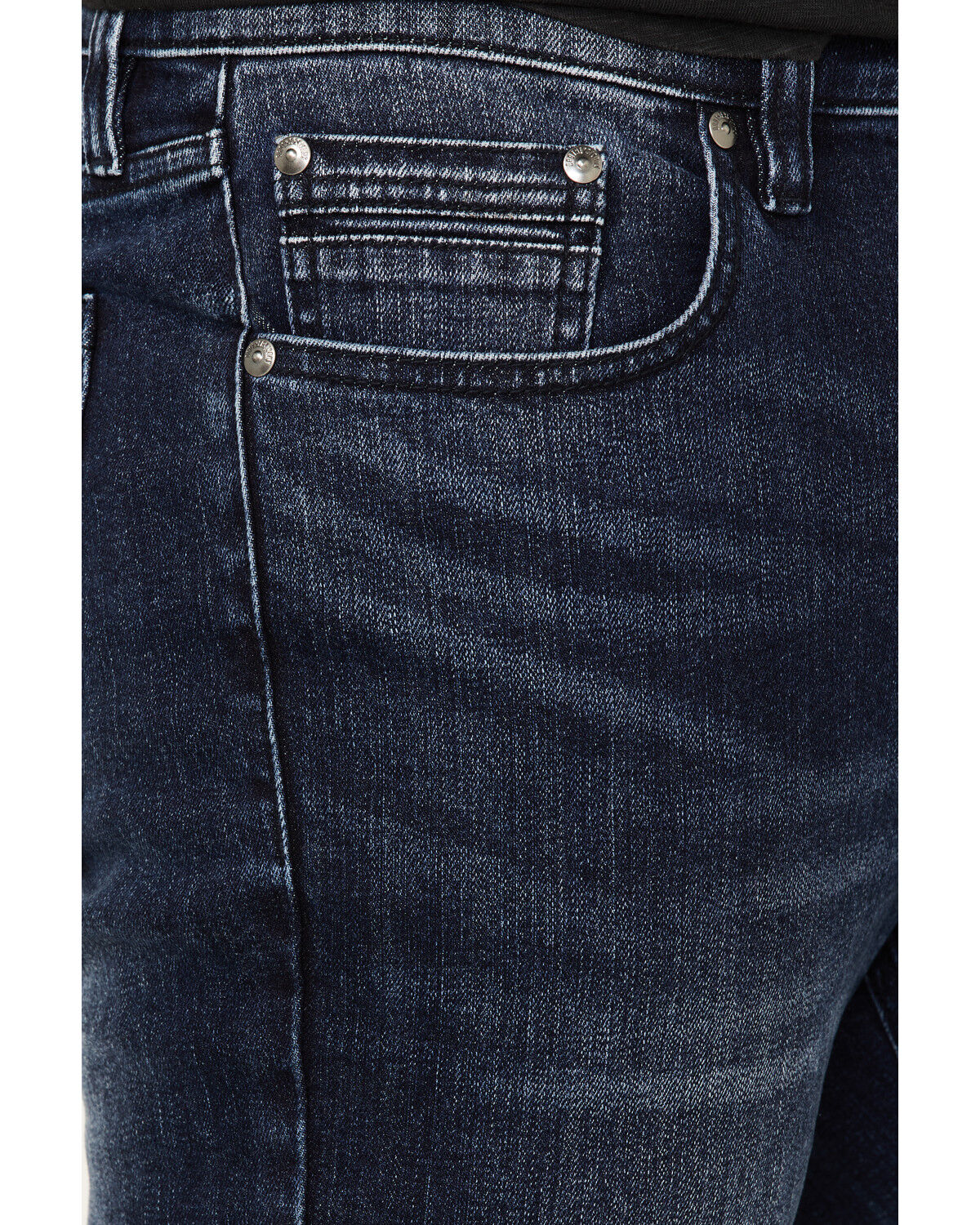 Image #2 - Brothers and Sons Men's Highline Trail Medium Dark Wash Stretch Slim Straight Jeans, Dark Medium Wash, hi-res