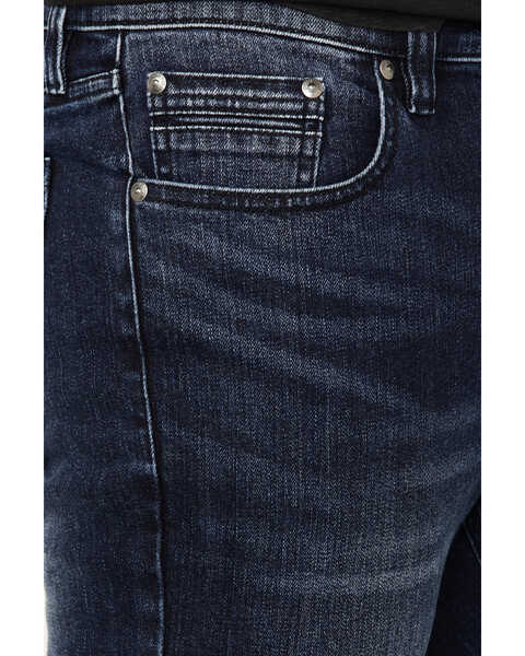 Image #2 - Brothers and Sons Men's Highline Trail Medium Dark Wash Stretch Slim Straight Jeans , Dark Medium Wash, hi-res