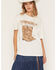 Image #1 - White Crow Women's Cowgirls Short Sleeve Graphic T-Shirt, Ivory, hi-res