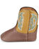 Image #3 - Justin Infant Boys' Baby Canter Western Boots - Broad Square Toe, Tan, hi-res