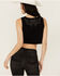 Image #4 - Idyllwind Women's Burbank Embroidered and Studded Super Stretch Bustier, Black, hi-res