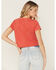 Image #4 - Shyanne Women's Chase Whiskey Not Cowboys Short Sleeve Cropped Graphic Tee, Red, hi-res