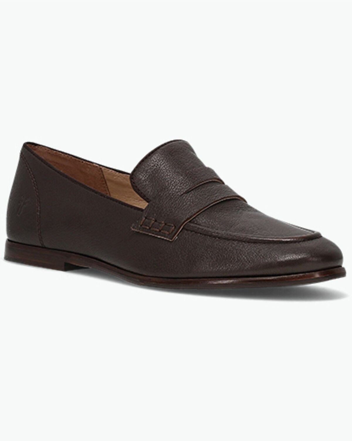 Image #1 - Frye Women's Faith Loafers, Dark Brown, hi-res