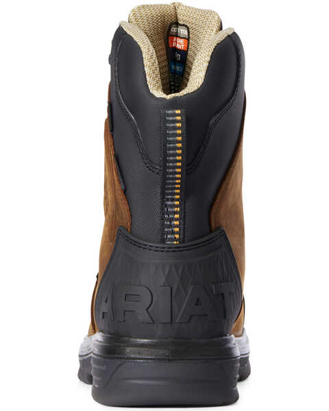 Image #3 - Ariat Men's Turbo Outlaw Waterproof Work Boots - Carbon Toe, Dark Brown, hi-res
