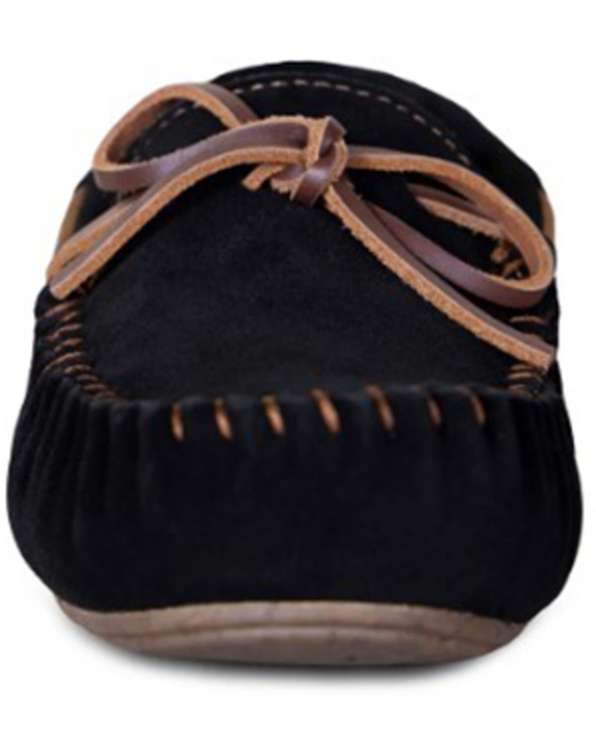 Image #3 - Cloud Nine Women's Sheepskin Moccasins 2, Black, hi-res