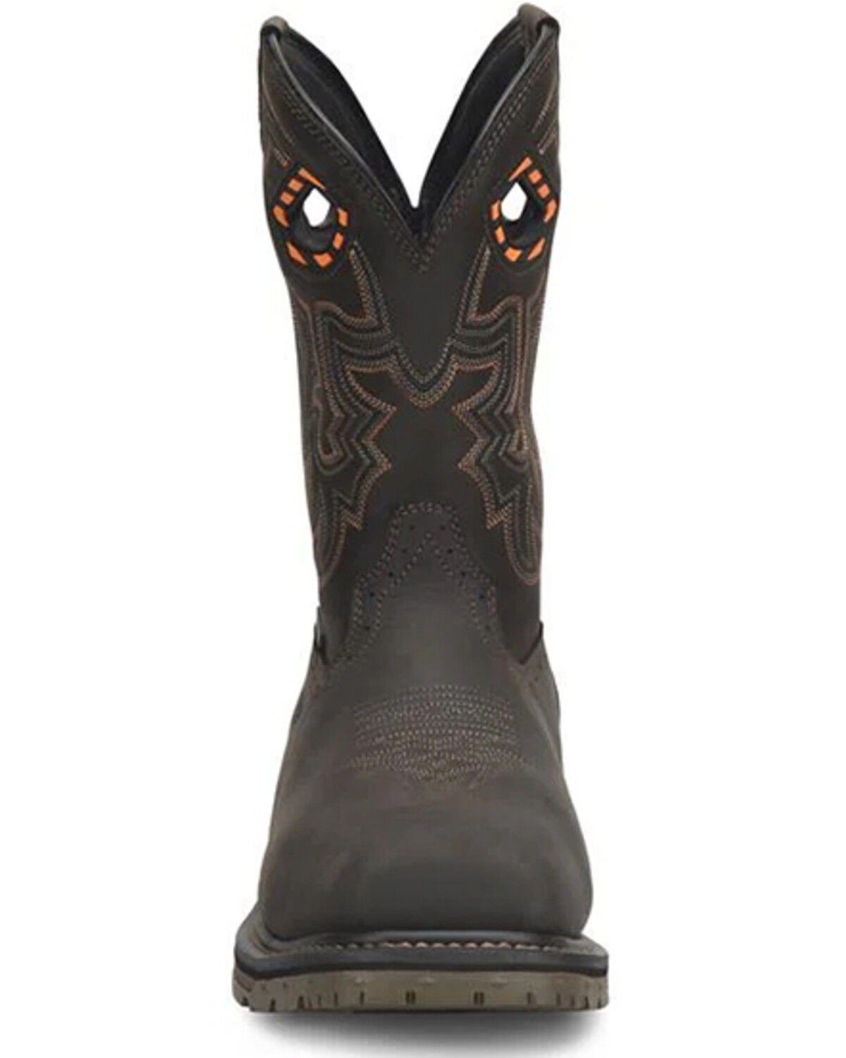 Image #4 - Double H Men's Bruner Waterproof Met Guard Work Boots - Composite Toe, Dark Brown, hi-res