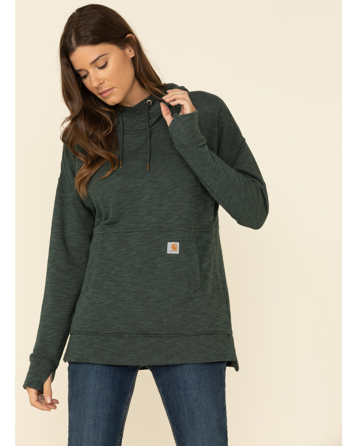 Fog green heather carhartt hoodie clearance