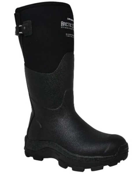 Dryshod Women's Arctic Storm Extreme Cold Pull On Winter Outdoor Boots - Round Toe , Black, hi-res