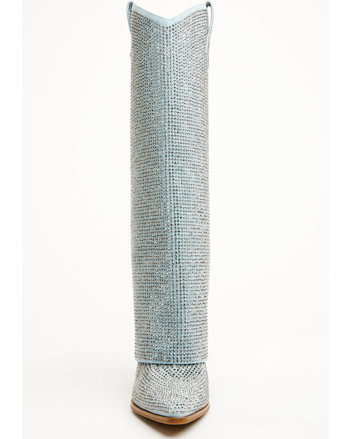 Image #4 - Azalea Wang Women's Banian Tall Western Boots - Snip Toe, Blue, hi-res