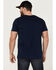 Image #4 - Moonshine Spirit Men's Mas Cerveza Graphic Short Sleeve T-Shirt , Steel Blue, hi-res