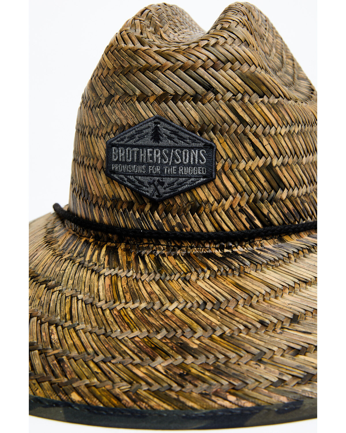 Image #2 - Brothers and Sons Men's Camo Print Straw Patch Lifeguard Sun Hat, Camouflage, hi-res
