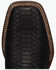 Image #6 - Dan Post Men's Exotic Python Midnight Reign Western Boots - Broad Square Toe, Black, hi-res