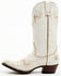 Image #3 - Shyanne Women's Byrdie Crack Embroidered Western Boots - Round Toe , Ivory, hi-res