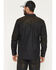 Image #4 - Moonshine Spirit&reg; Men's Wax Coated Denim Long Sleeve Snap Western Shirt, Dark Wash, hi-res