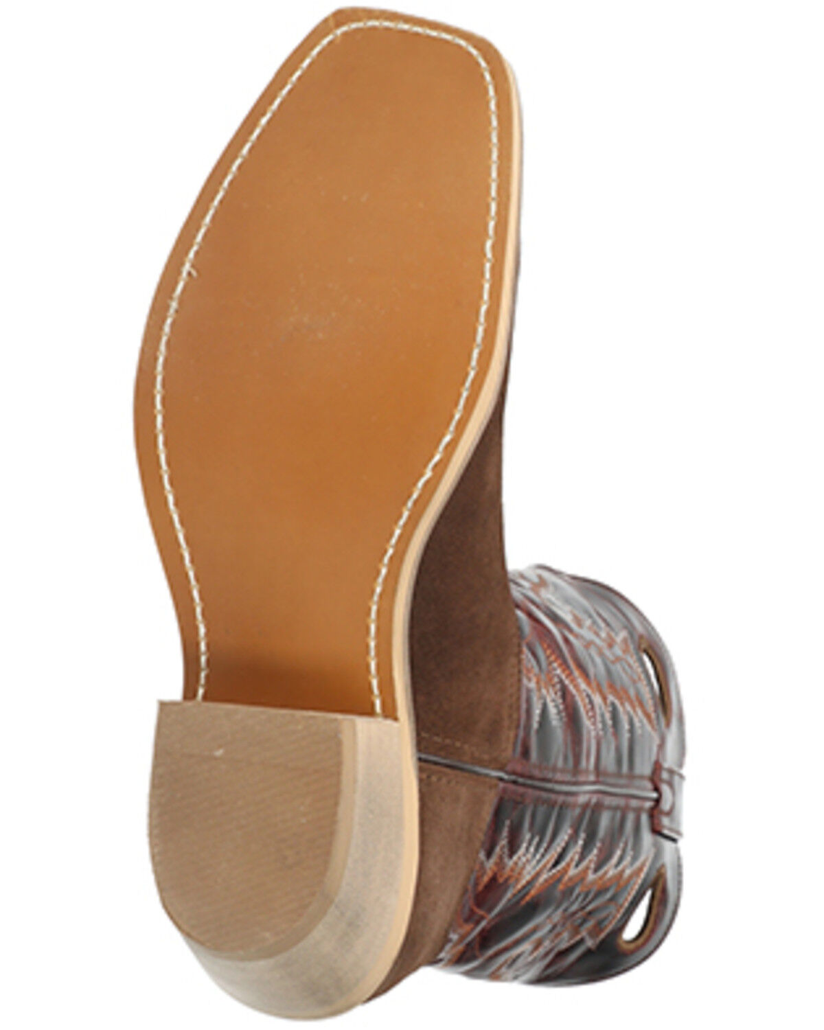 Image #7 - Smoky Mountain Men's Santa Fe Performance Western Boots - Square Toe, Multi, hi-res