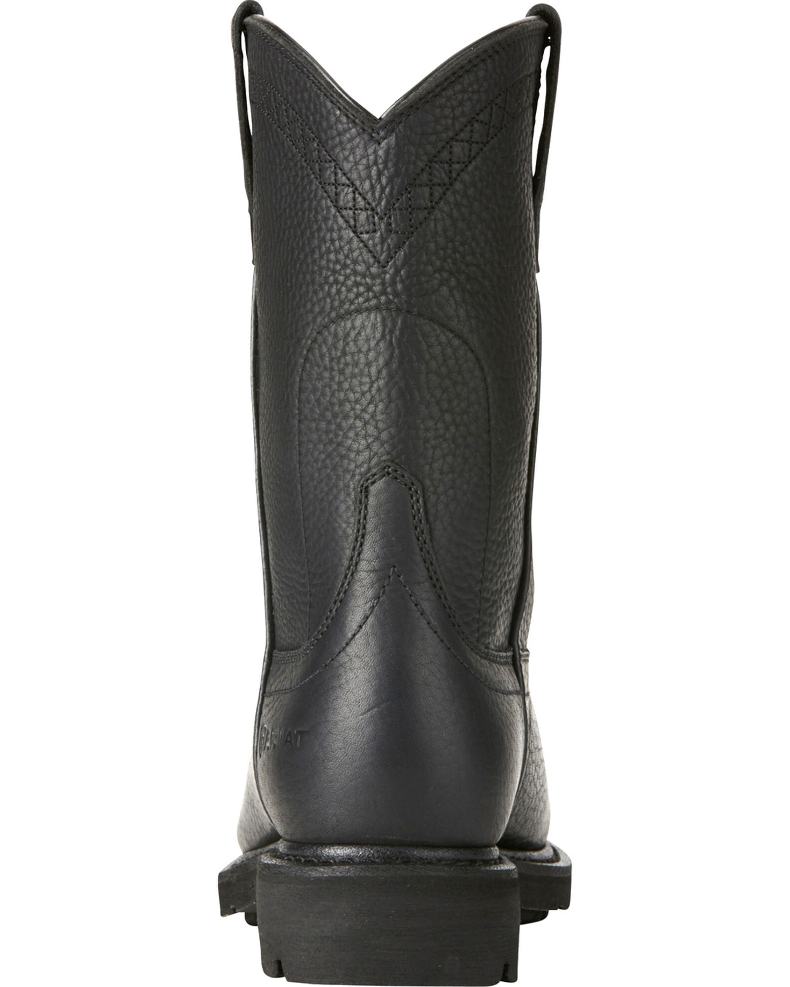 Ariat black work boots discount