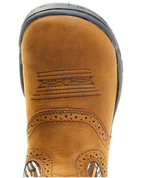 Image #6 - Twisted X Women's All Around Western Work Boots - Soft Toe, Brown, hi-res