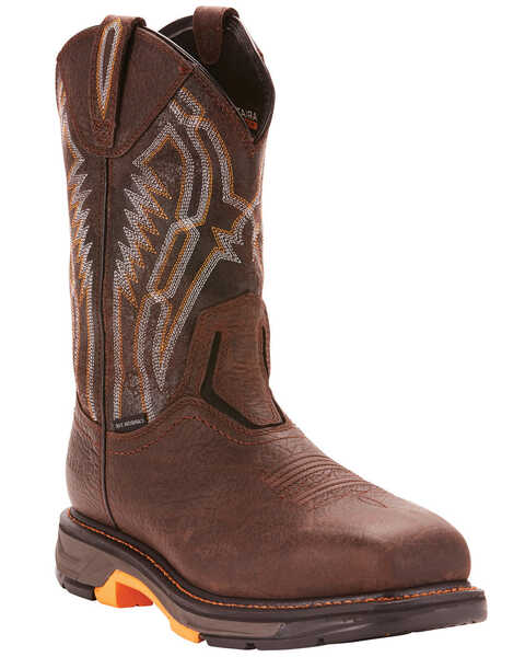 Image #1 - Ariat Men's WorkHog® XT Dare Boots - Carbon Toe , Brown, hi-res