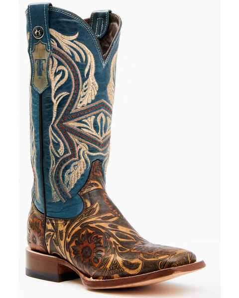 Tanner Mark Women's Jaw Dropper Western Boots - Broad Square Toe, Oryx, hi-res