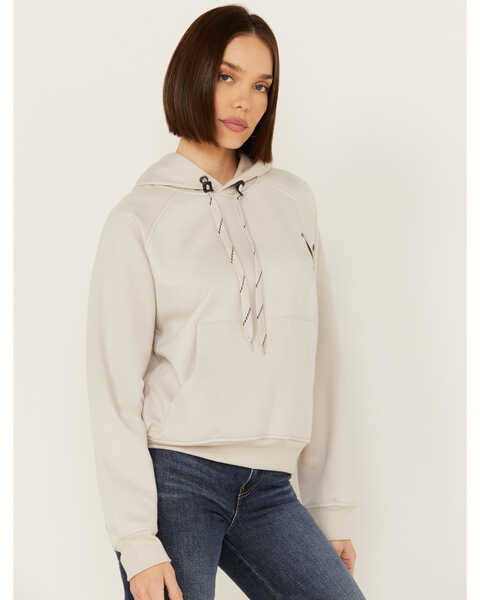 Image #2 - Paramount Network's Yellowstone Women's Dutton State of Mind Hoodie , Cream, hi-res