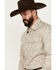 Image #2 - Wrangler 20X Men's Paisley Print Long Sleeve Snap Western Shirt, Sand, hi-res