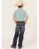 Image #3 - Rock & Roll Denim Boys' Medium Wash Two-Toned Stitch Bootcut Denim Jeans, Blue, hi-res