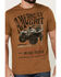 Image #3 - Brothers and Sons Men's American Grit Short Sleeve Graphic T-Shirt, Caramel, hi-res