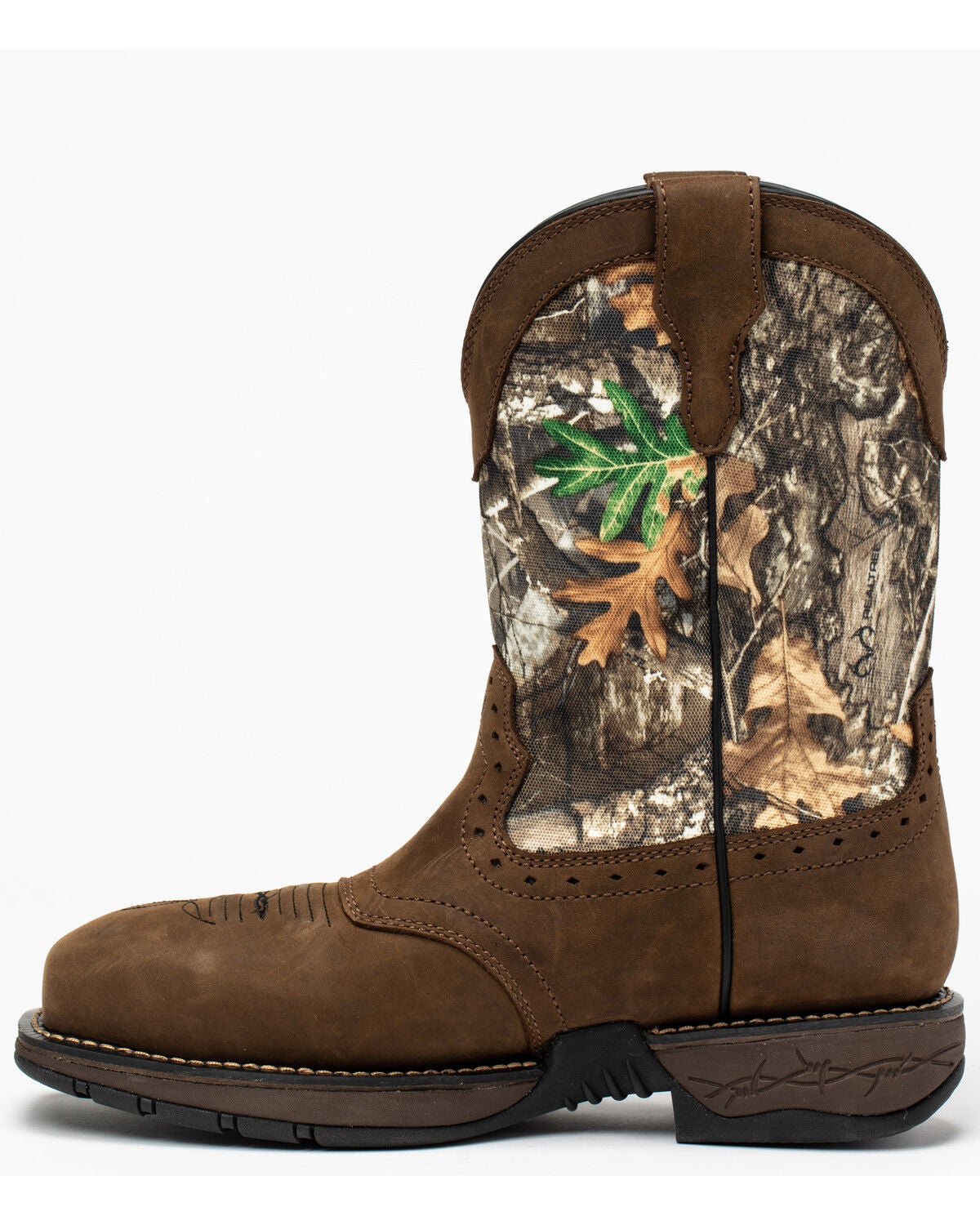 camo composite toe boots