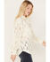 Image #2 - Shyanne Women's Lace Fringe Button-Down Shacket, Cream, hi-res