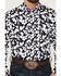 Image #3 - Cinch Men's Floral Print Long Sleeve Button-Down Western Shirt, Navy, hi-res