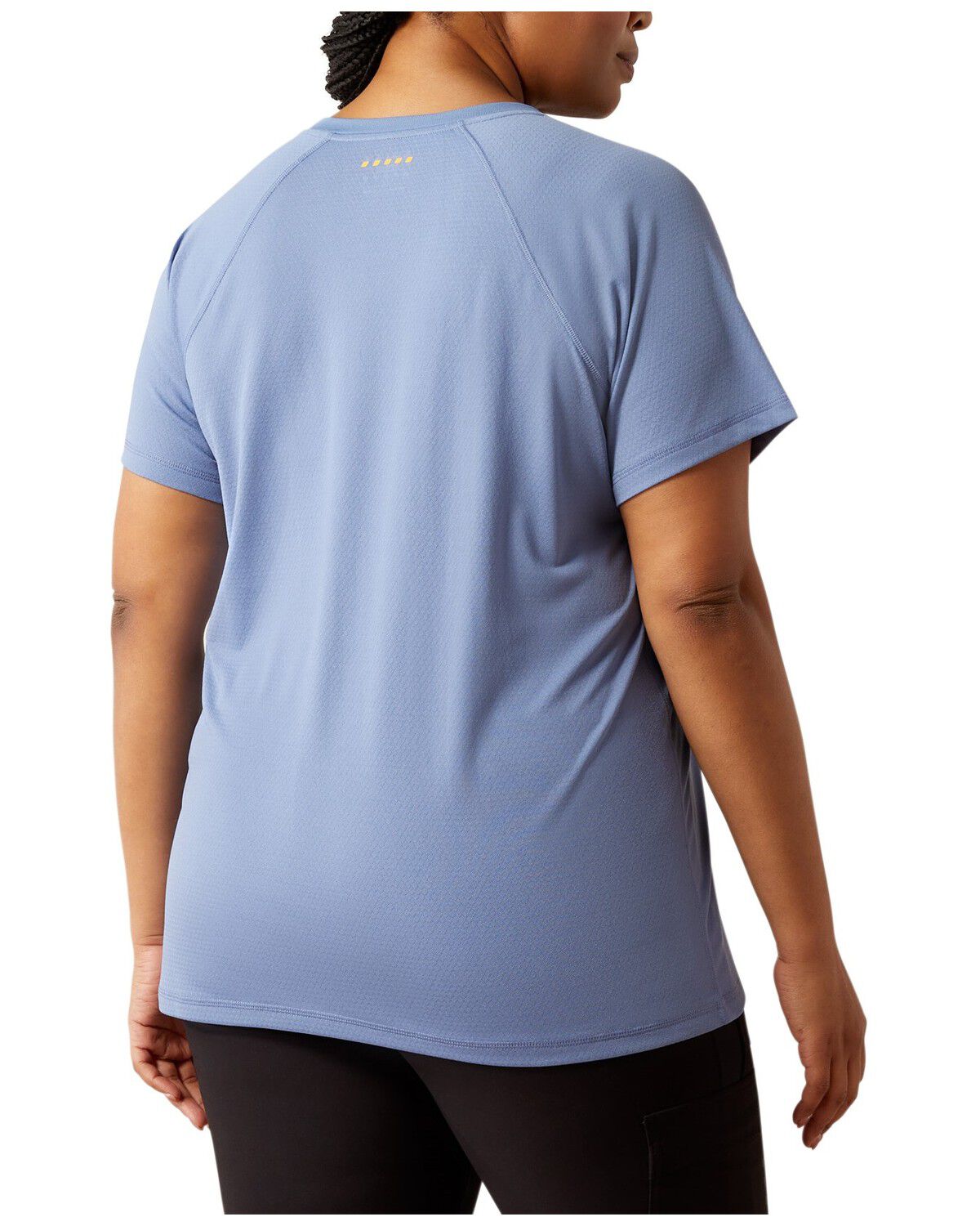 Image #2 - Ariat Women's Rebar Heat Fighter Essential Short Sleeve Work Tee - Plus, Blue, hi-res