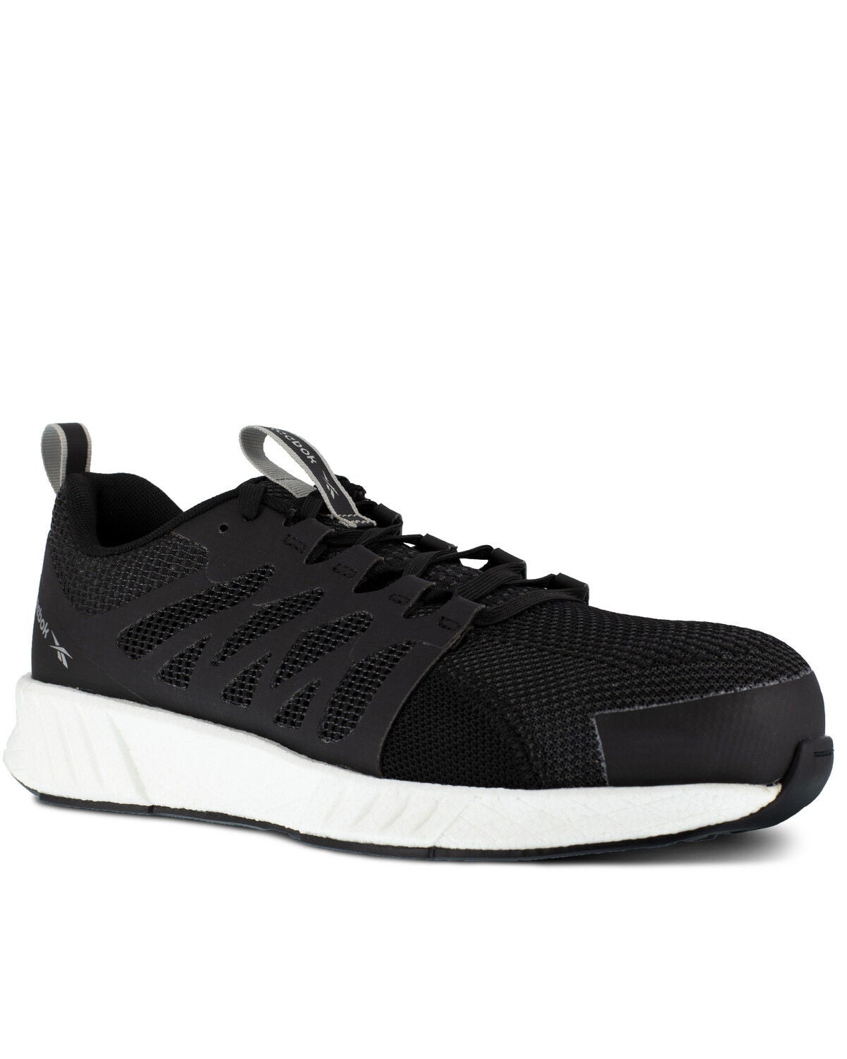 Reebok Men's Flexweave Work Shoes - Composite Toe, Black, hi-res