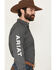 Image #3 - Ariat Men's Team Flower Geo Print Long Sleeve Button-Down Western Shirt - Tall, Black, hi-res