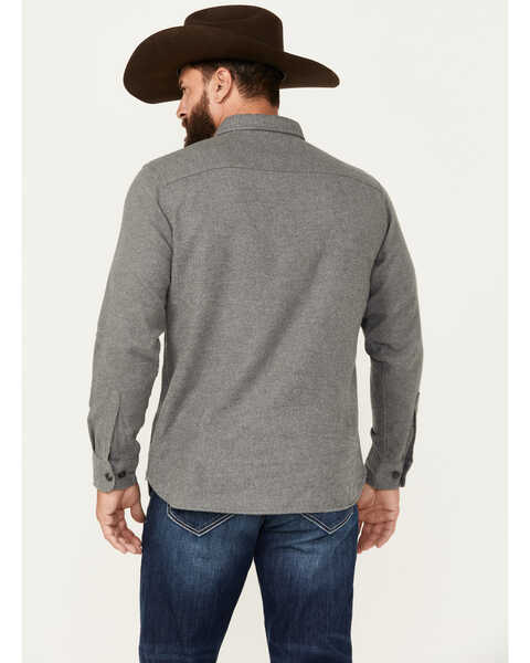 Image #4 - Pendleton Men's Burnside Long Sleeve Button-Down Western Flannel Shirt , Charcoal, hi-res