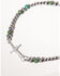 Image #3 - Paige Wallace Women's Tiny Cross Navajo Pearl Bracelet, Silver, hi-res