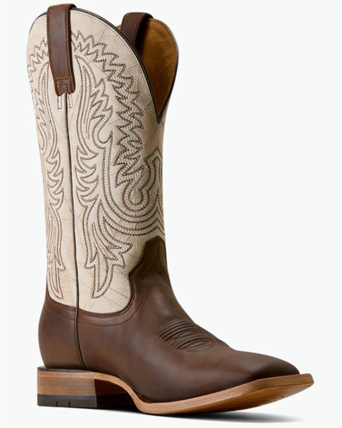 Ariat Men's Slatewood Western Boots - Broad Square Toe, Brown, hi-res